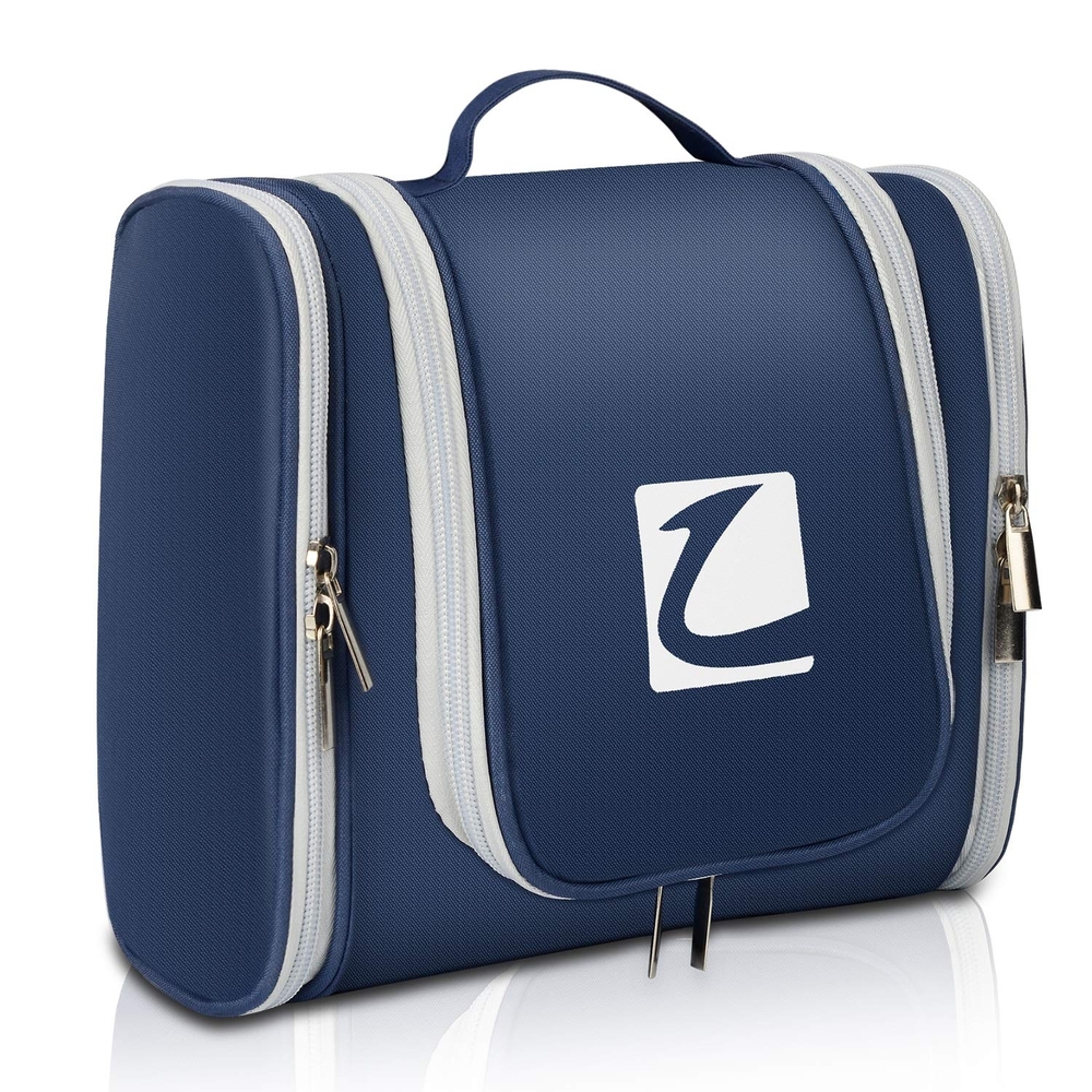 Navy Blue Travel Toiletry Bag